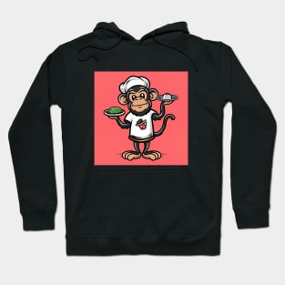 Monkey like a Cook Hoodie